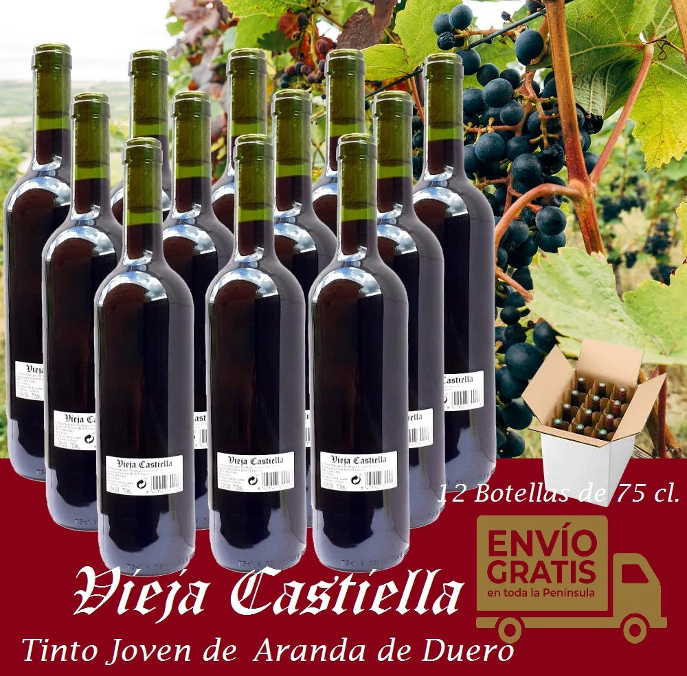 VIEJA CASTIELLA TINTO - CAJA 12 BOTELLAS