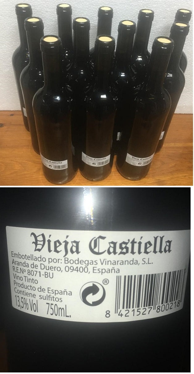 VIEJA CASTIELLA TINTO - CAJA 12 BOTELLAS - Imagen 3